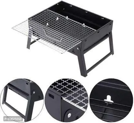 New Folding Portable Outdoor Barbeque Charcoal BBQ Grill Oven Folding  Portable Barbeque Grill Toaster-thumb0