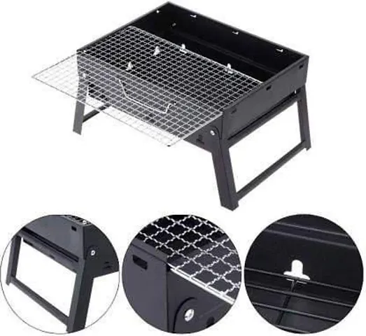 New Folding Portable Outdoor Barbeque Charcoal BBQ Grill Oven Folding  Portable Barbeque Grill Toaster