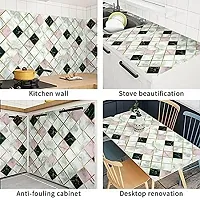 Paper Counter Top Covers Peel and Stick Wallpaper Waterproof Removable Wall Paper Self Adhesive Film for Kitchen Countertops Cabinet Locker Cupboard (Colour Cube) (60 * 200 cm)-thumb2