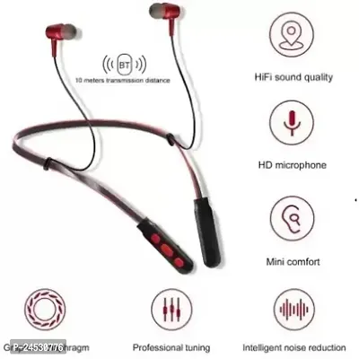 B11 Wireless Bluetooth Neckband with Fast Charging | 10 Meter Bluetooth v5.0 Connectivity | Inbuilt Mic for Calling | IPX4 Water Resistant(/multicolour)/-thumb3