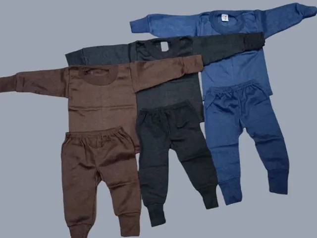 Kids winter thermal innerwear for boys and girls set of 03