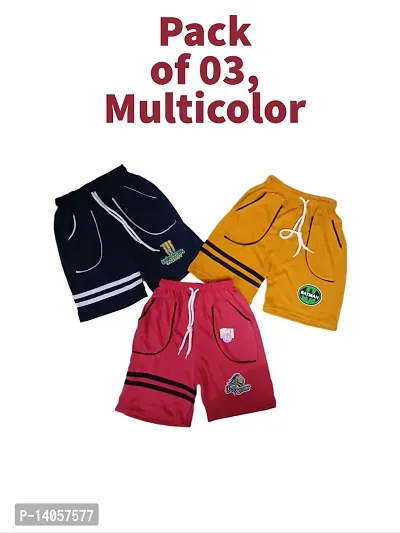 Kids shorts capri for summer use pack of 03-thumb0