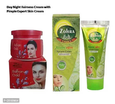 Day Saffron Night Fairness Cream With pimple Expert Neem Kheera  Skin Cream-thumb0