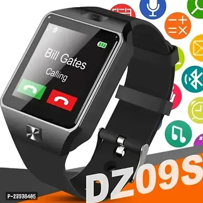 DZ09 Bluetooth Smart Watch with Touchscreen Multifunctional TF Sim Card for Mens /Boys/ Kids/ Girls - Black