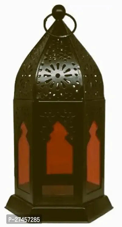 Antique Collection Decorative Hanging Lantern With T-Light Candle-thumb0