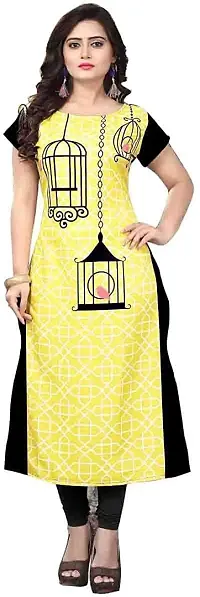 Stylish Fancy Designer Crepe Kurta For Women Pack Of 2-thumb3