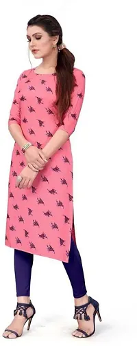 Stylish Printed Crepe Kurta For Women Pack Of 2-thumb3