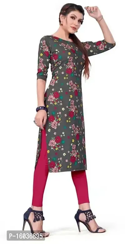 Stylish Printed Crepe Kurta For Women Pack Of 2-thumb4