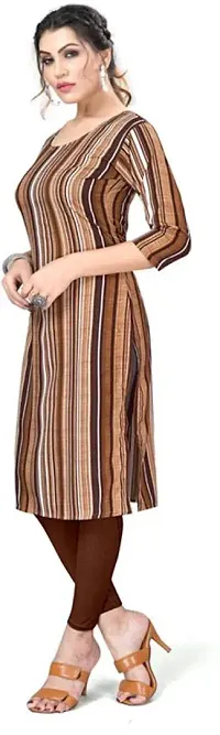 Stylish Printed Crepe Kurta For Women-thumb2