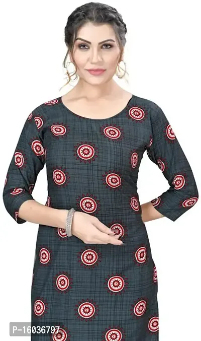 Stylish Printed Crepe Kurta For Women Pack Of 2-thumb3