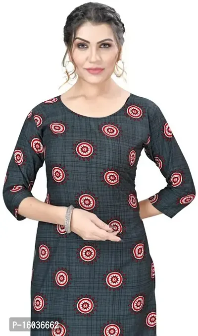 Stylish Printed Crepe Kurta For Women-thumb4