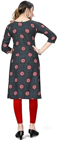 Stylish Printed Crepe Kurta For Women-thumb1