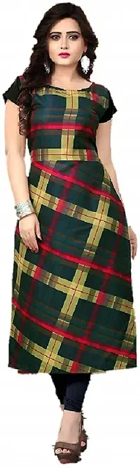 Stylish Checked Crepe Kurta For Women Pack Of 2-thumb4