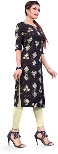 Stylish Printed Crepe Kurta For Women Pack Of 2-thumb2