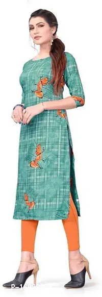 Stylish Printed Crepe Kurta For Women Pack Of 2-thumb3