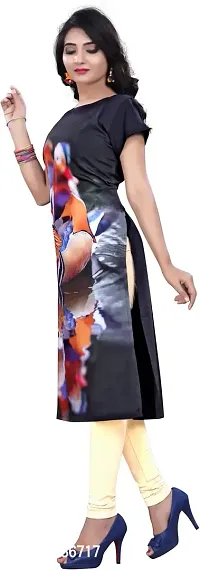 Stylish Printed Crepe Kurta For Women-thumb4