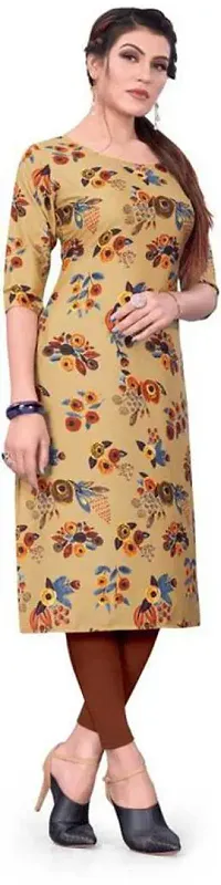 Stylish Printed Crepe Kurta For Women Pack Of 2-thumb2