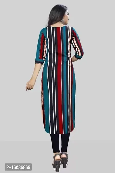 Stylish Striped Crepe Kurta For Women Pack Of 2-thumb3