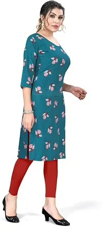 Stylish A-Line Multicoloured Printed Crepe Kurta Combo Of 2-thumb4