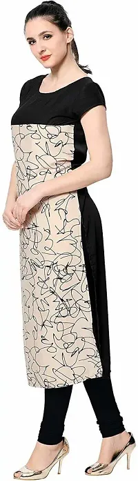 Stylish Printed Crepe Kurta For Women Pack Of 2-thumb2