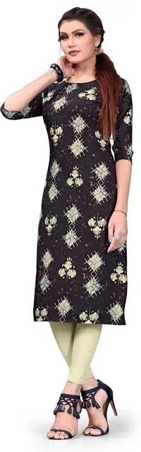 Stylish Printed Crepe Kurta For Women Pack Of 2-thumb3