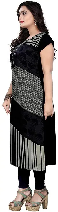 Stylish Printed Crepe Kurta For Women-thumb2