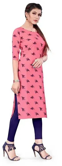 Stylish Printed Crepe Kurta For Women Pack Of 2-thumb2