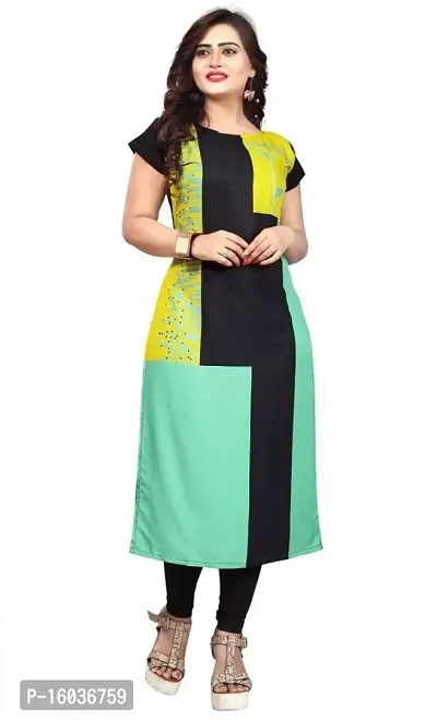 Stylish Printed Crepe Kurta For Women Pack Of 2-thumb3