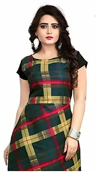 Stylish Checked Crepe Kurta For Women-thumb2