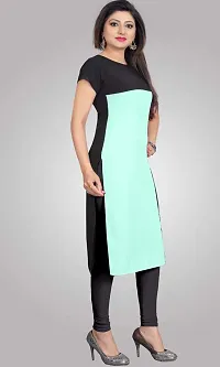 Stylish Colourblocked Crepe Kurta For Women Pack Of 2-thumb3