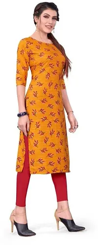 Stylish Printed Crepe Kurta For Women-thumb2