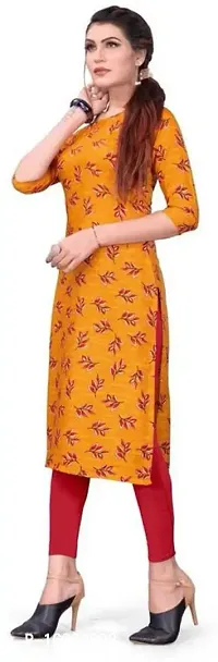 Stylish Printed Crepe Kurta For Women-thumb4