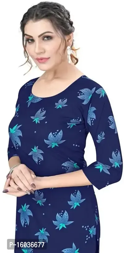 Stylish Printed Crepe Kurta For Women-thumb3