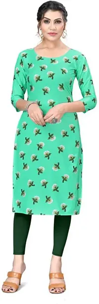 Stylish Fancy Designer Crepe Printed Kurta For Women Combo Of 4-thumb4