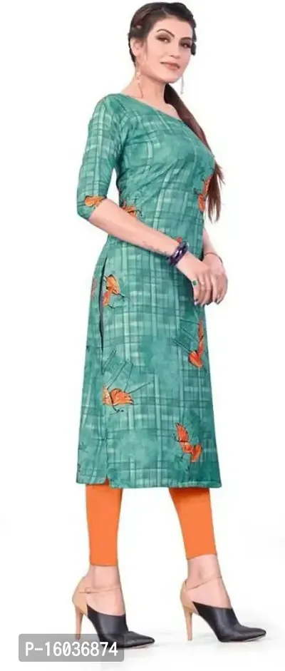 Stylish Printed Crepe Kurta For Women Pack Of 2-thumb4