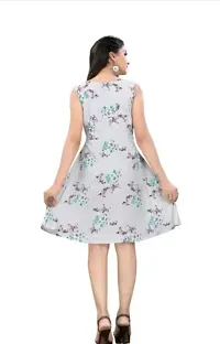 Stylish Crepe Printed Dress For Women-thumb1