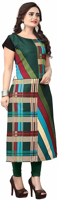 Stylish Printed Crepe Kurta For Women-thumb2