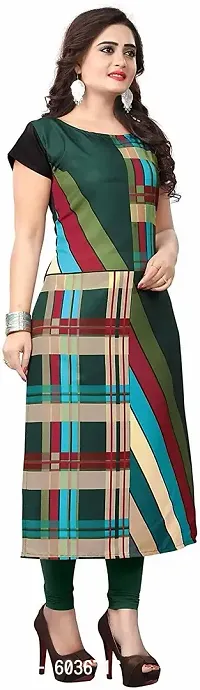 Stylish Printed Crepe Kurta For Women-thumb3