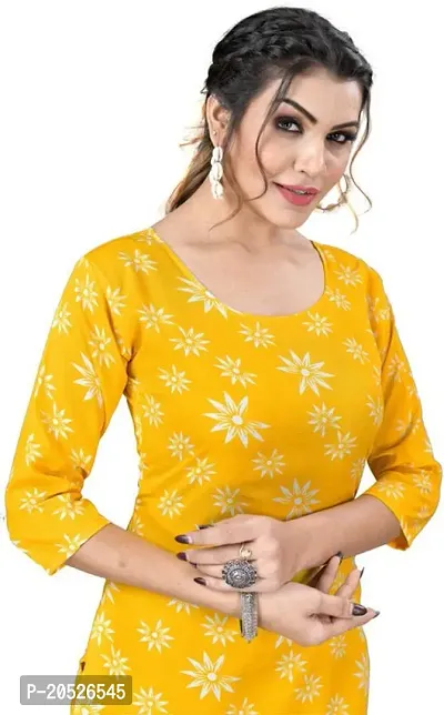 Stylish Fancy Designer Crepe Printed Kurta For Women Combo Of 4-thumb4