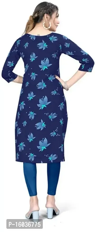 Stylish Printed Crepe Kurta For Women Pack Of 2-thumb2