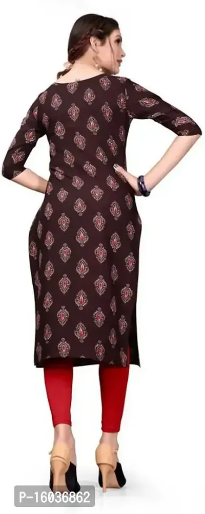 Stylish Printed Crepe Kurta For Women Pack Of 2-thumb2