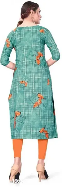 Stylish Printed Crepe Kurta For Women-thumb2