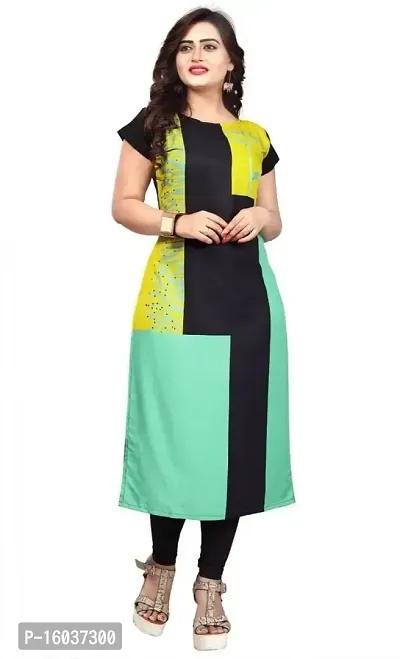 Stylish Printed Crepe Kurta For Women Pack Of 2-thumb5