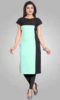 Stylish Colourblocked Crepe Kurta For Women Pack Of 2-thumb4