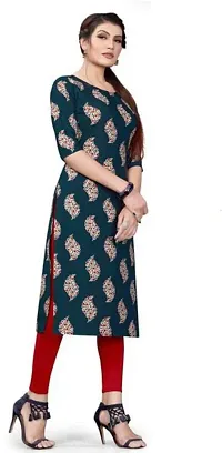 Stylish Printed Crepe Kurta For Women-thumb2