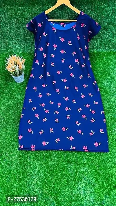 Elegant Printed Crepe Kurta For Women