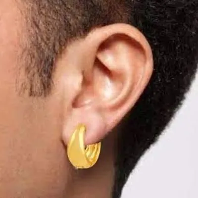 Buy Miami Fashion Jewellery Black Gold Stainless Steel Gold Plated Studs  Earrings for MenBoysBoyfriend  BALI116 Online at desertcartINDIA