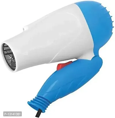 Laxmi 1000w Electric, Professional, Hot Hair Dryers Which Is Foldable With 2 Speed Controller Switch And Thin Styling Nozzle, Diffuser For Men, Women (Blue)-thumb3