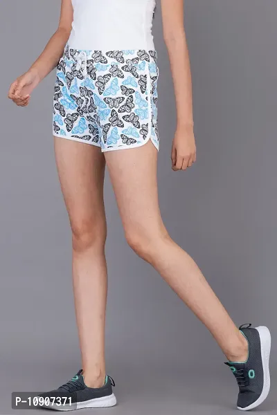 Elegant Multicoloured Cotton Printed Hot Pants For Women-thumb4