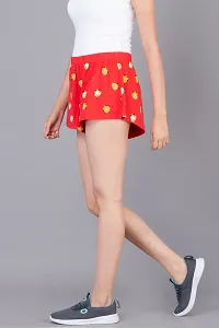 Elegant Multicoloured Cotton Printed Hot Pants For Women-thumb3